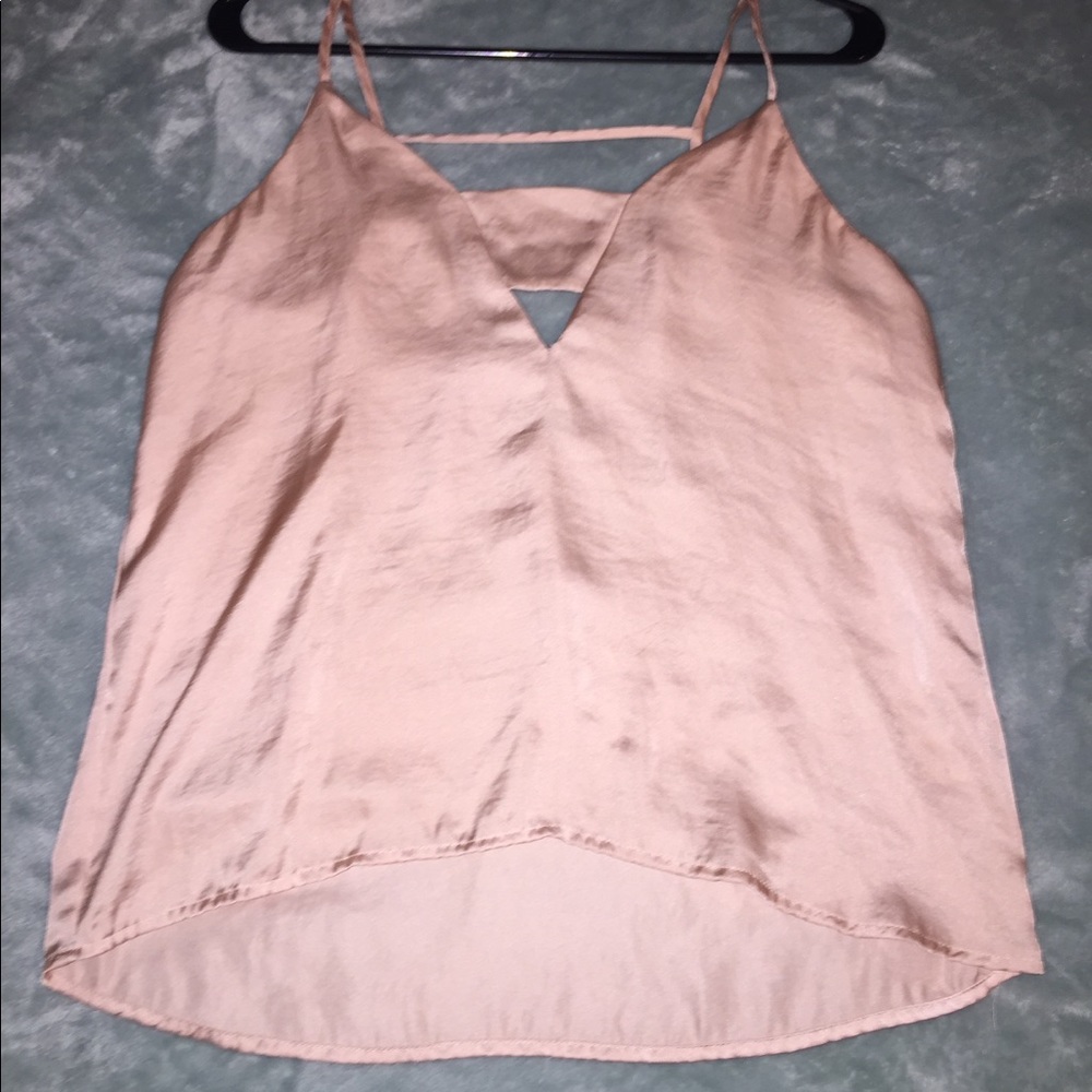 Silk tank top